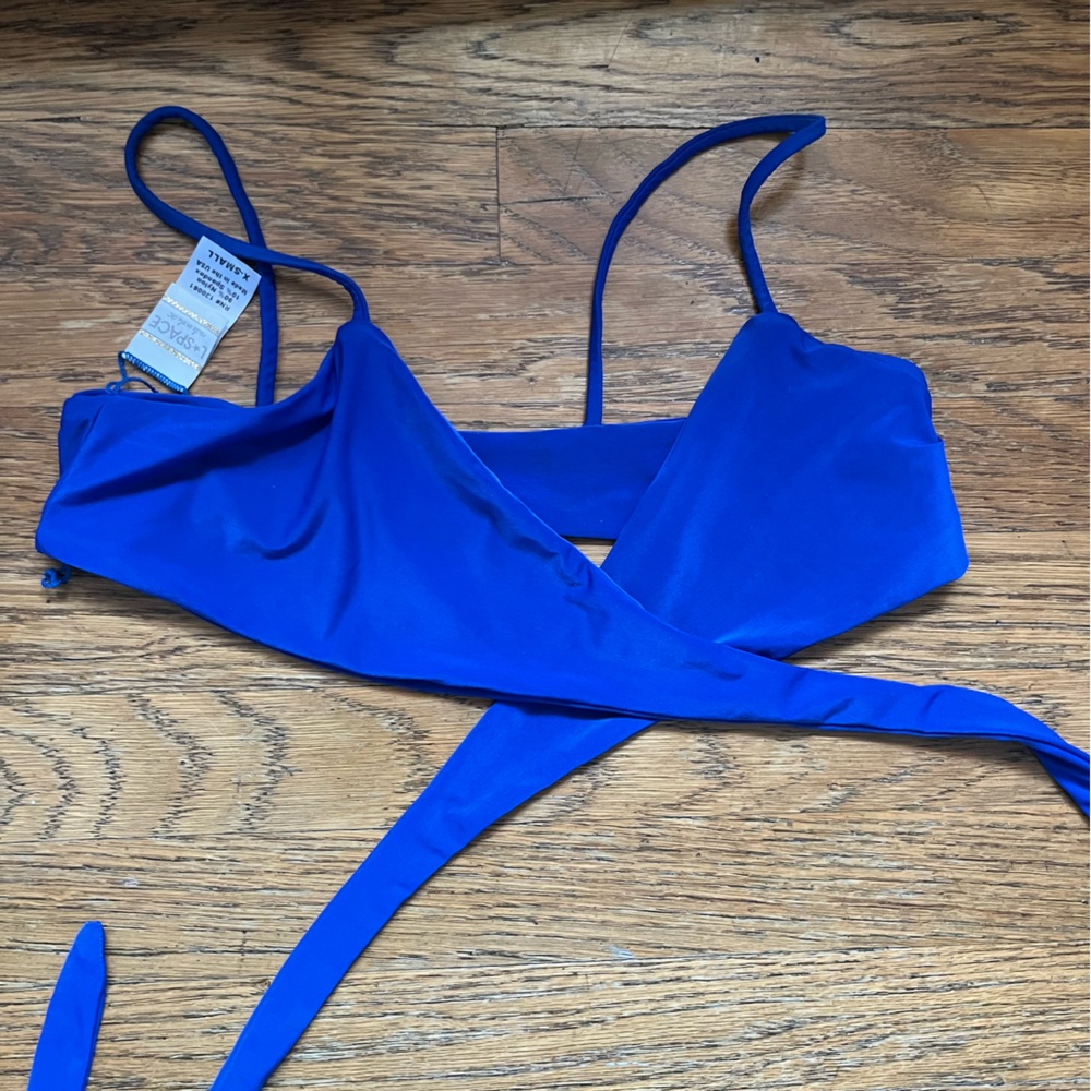 L space wrap around bikini top